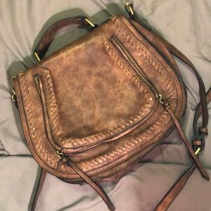 Maddison West Brown Saddle Bag